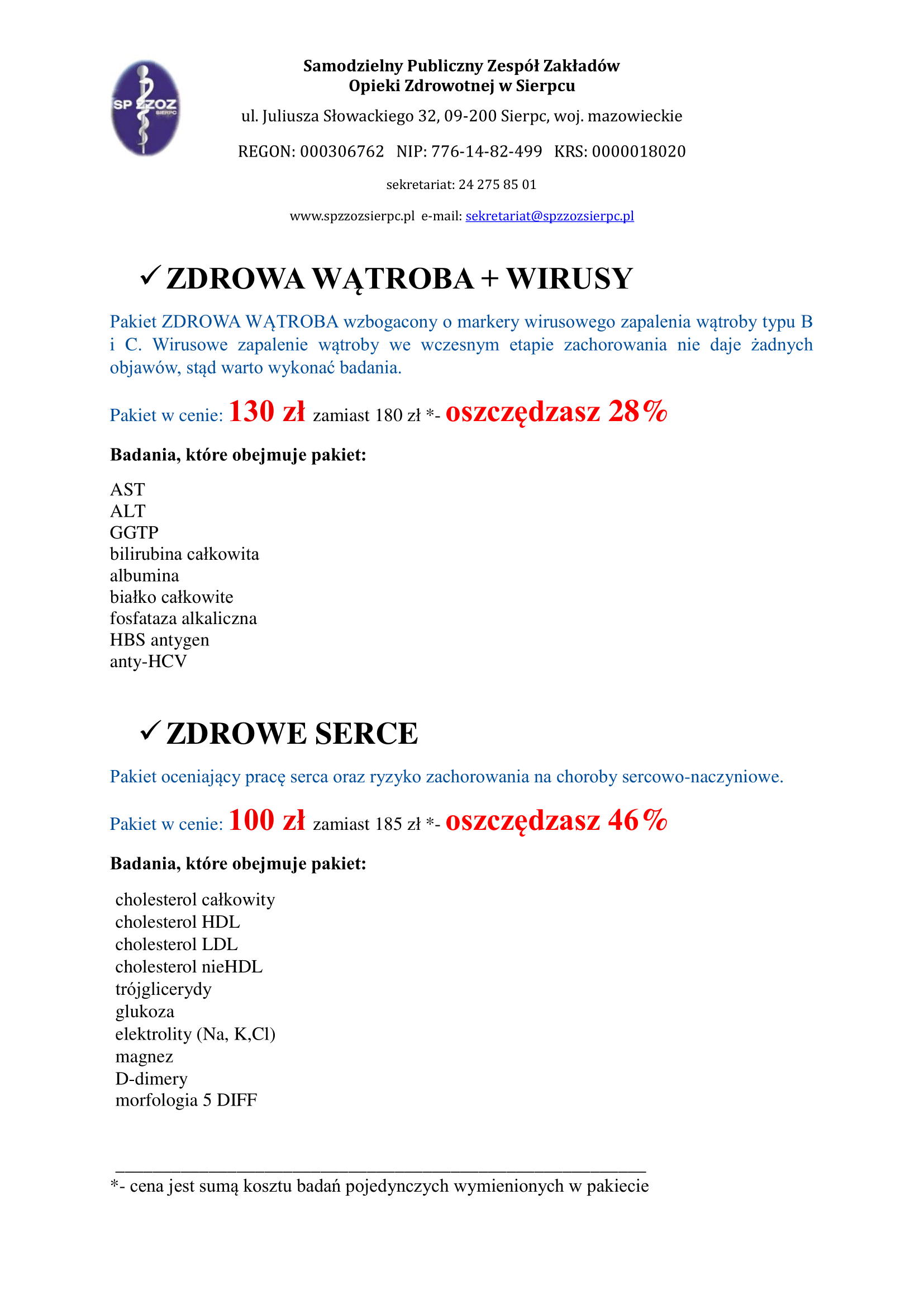 2. PROMOCJA PAKIETY BADA Laboratorium FACEBOOK removed 4