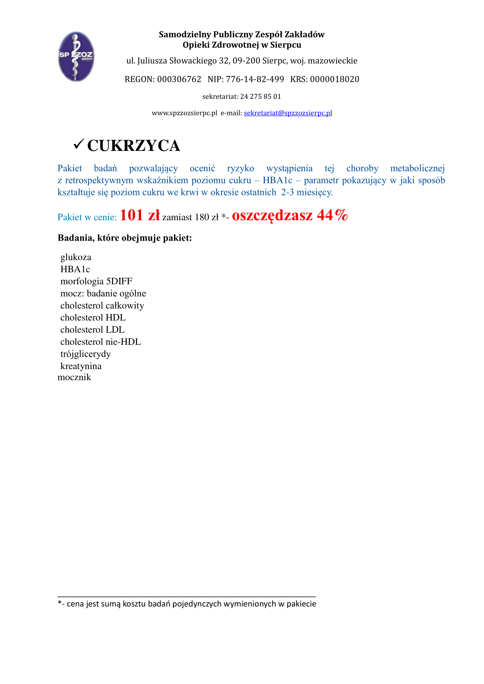 2. PROMOCJA PAKIETY BADA Laboratorium FACEBOOK removed 7