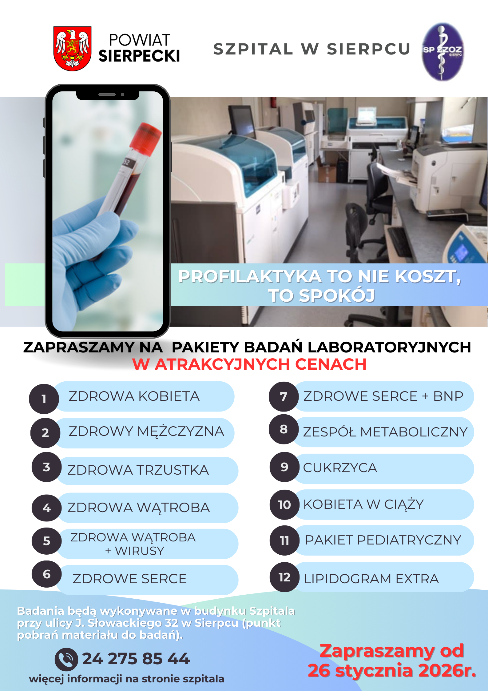 Plakat Laboratorium poprawiony Starostwo