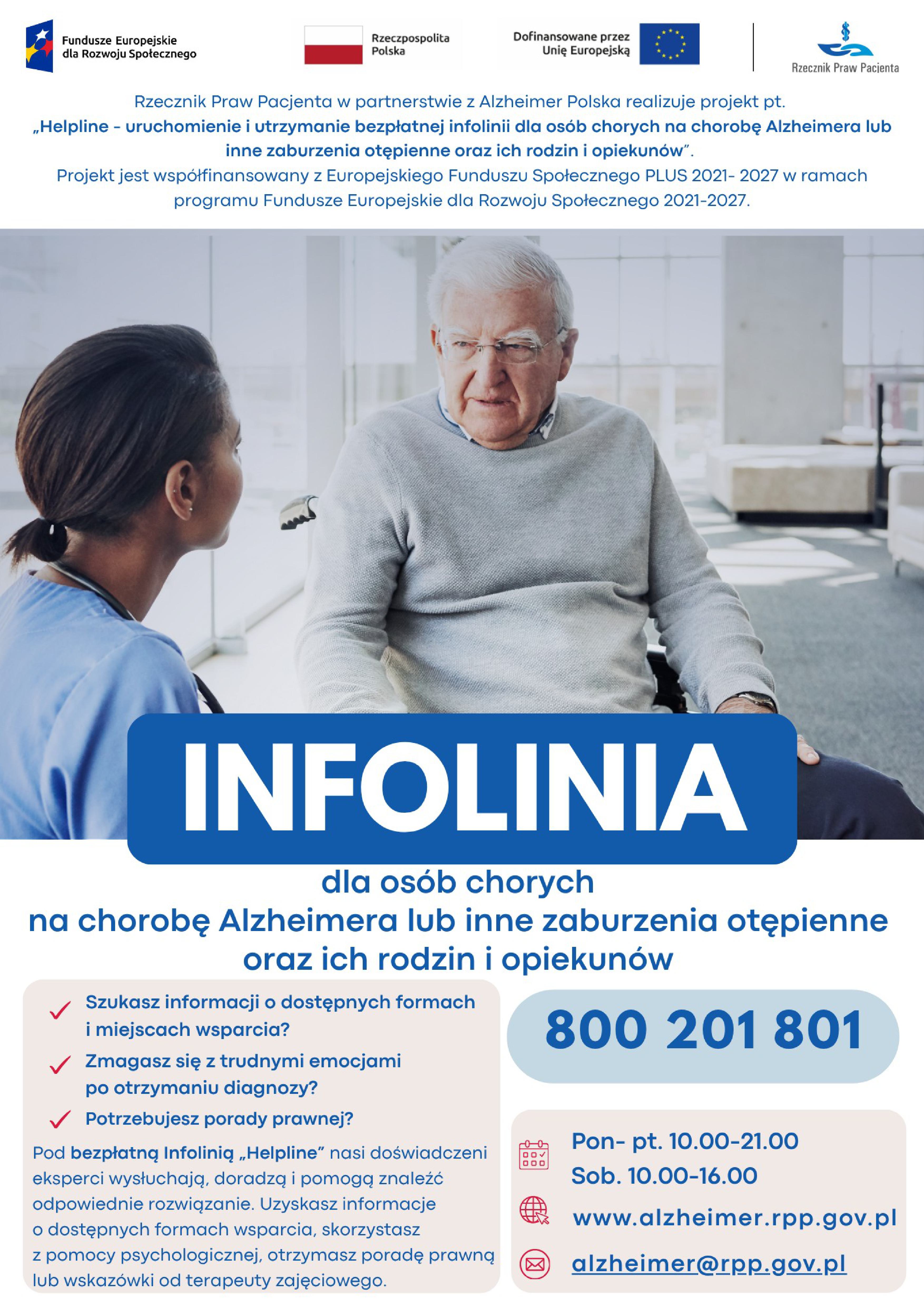 Zacznik. Plakat HelplineJPG