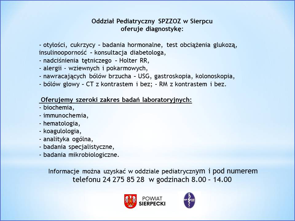oddzia pediatryczny