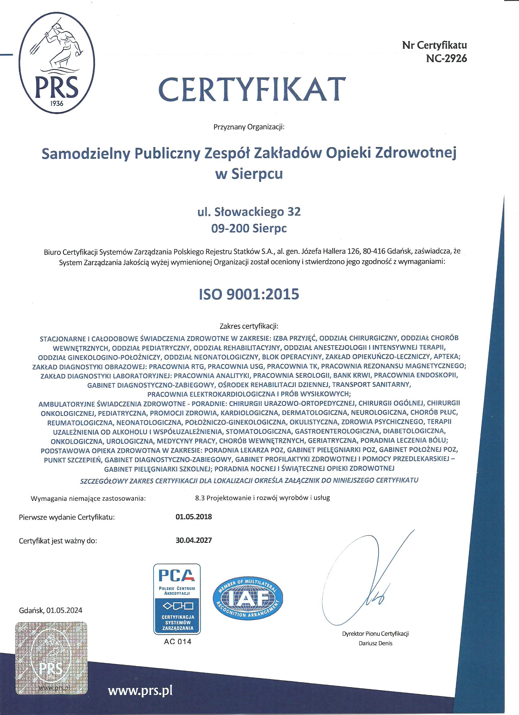 1 cert 2024