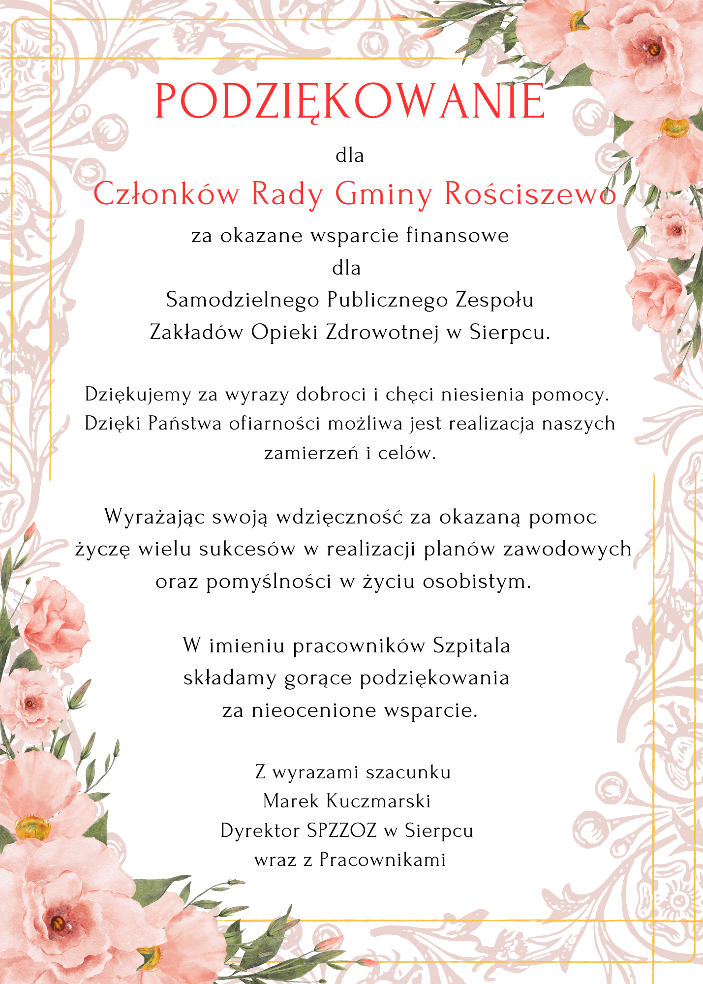 Czonkowie Rady Gminy Rociszewo