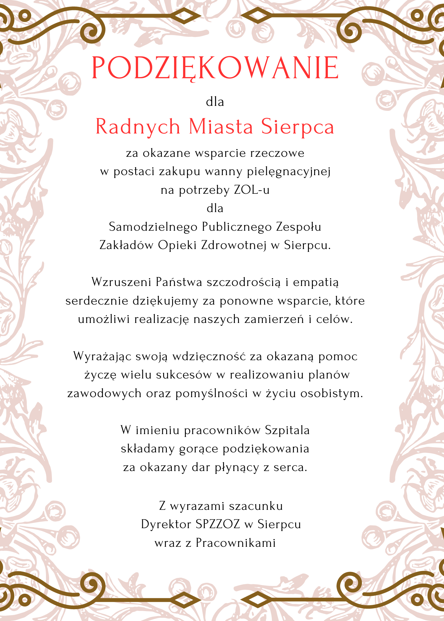 Radni Miasta Sierpca 16.04.2024